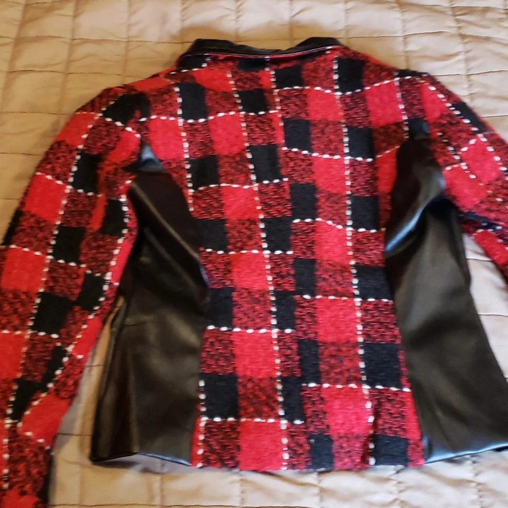 Fashion Mia knit & leather Jacket - Picture 4 of 6